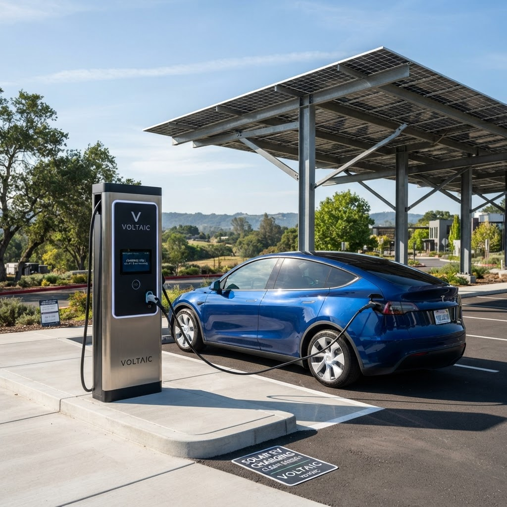 EV Fast-Charging Hub — 6 x 60 kW DC solar project in Mumbai, Maharashtra